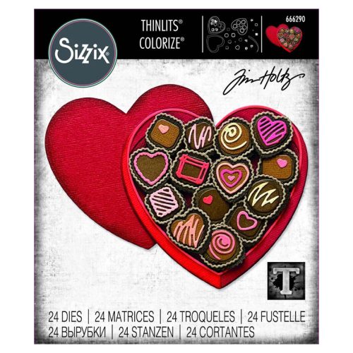 Sizzix Tim Holtz Thinlits stanssi – TRUE LOVE