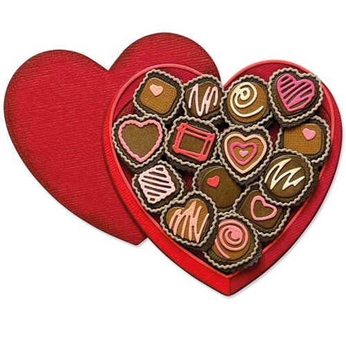Sizzix Tim Holtz Thinlits stanssi – TRUE LOVE - Image 2