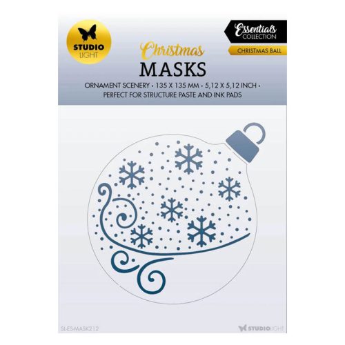 Studio Light Christmas Masks sapluuna – CHRISTMAS BALL