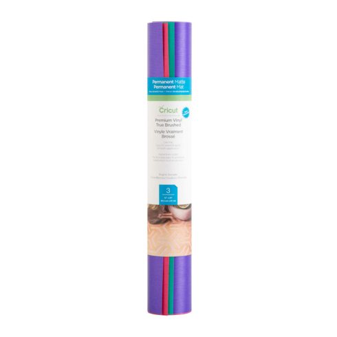 Vinyyli 12" lajitel. Cricut Premium Vinyl True Brushed Brights
