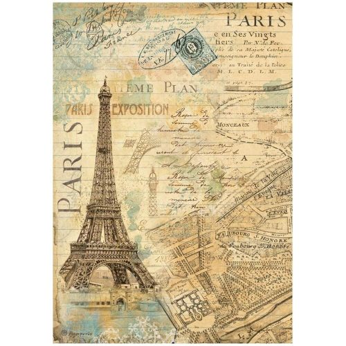 Stamperia riisipaperi – Around the World Selection Rice Paper 6kpl (A4) - Image 3