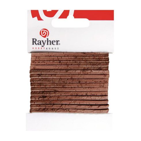 Cork Ribbon flat – Korkkinauha tumma 150cm (3mm)