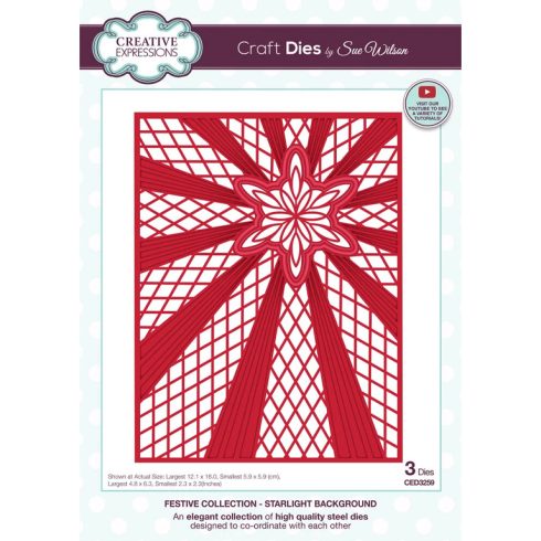 Creative Expressions stanssi – STARLIGHT BACKGROUND