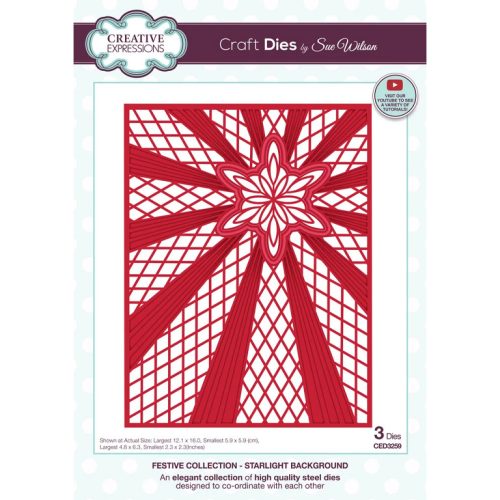 Creative Expressions stanssi – STARLIGHT BACKGROUND