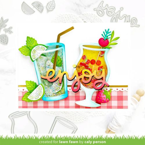 Lawn Fawn stanssi – BUILD-A-DRINK - Bild 5