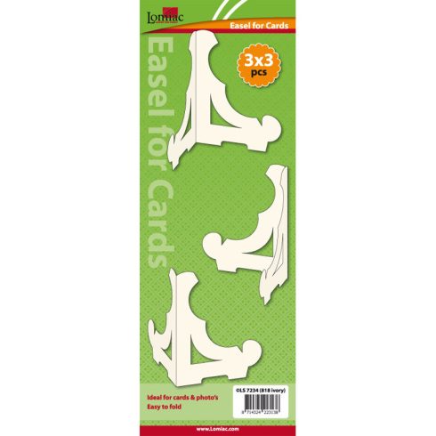 Lomiac Easel for Card korttiteline (9kpl)
