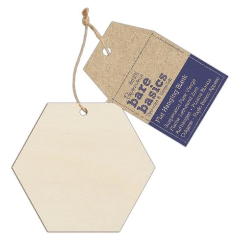 Puulevy HEXAGON 8 cm