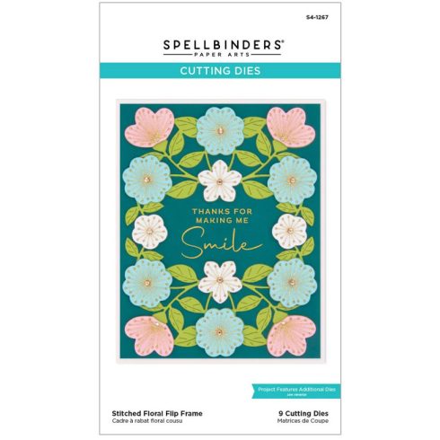 Spellbinders stanssi – STITCHED FLORAL FLIP FRAME
