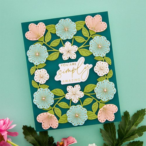 Spellbinders stanssi – STITCHED FLORAL FLIP FRAME - Image 2