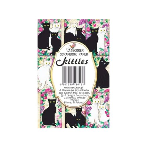 Decorer – Kitties korttikuvat 7 x 10,8 cm (24 kpl) - Image 2