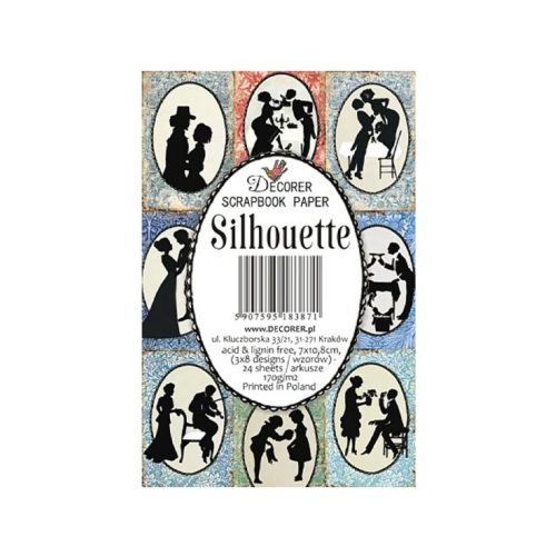 Decorer – Silhouette korttikuvat 7 x 10,8 cm (24 kpl) - Image 2