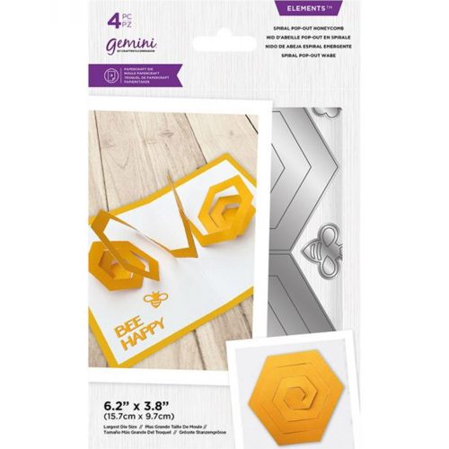 Gemini Elements stanssi – SPIRAL POP-OUT HONEYCOMB