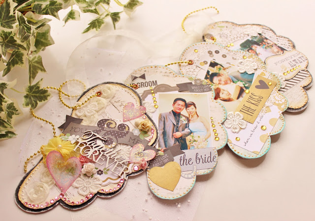 Chipboard Minibook Angel Wing 7" – Albumipohja - Image 4