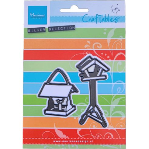 Marianne Design stanssi – Tiny's Craftables BIRDHOUSES