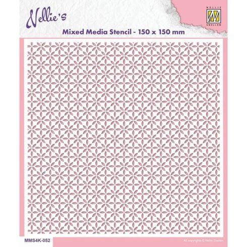 Nellie's Mixed Media Stencil sapluuna – Stars