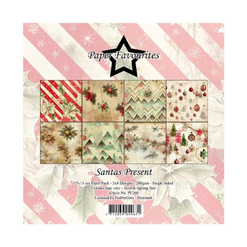 Paper Favourites – Santas Present paperilajitelma 15 x 15 cm