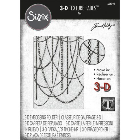 Sizzix 3D kohokuviointikansio Textured Fades – SPARKLE