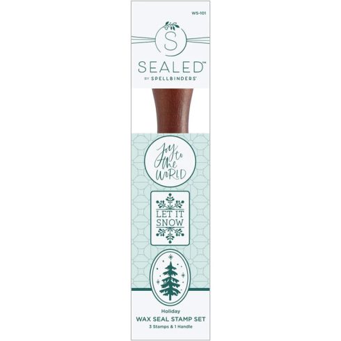 Spellbinders Wax Seal Stamp Set sinettisetti – HOLIDAY 3kpl1