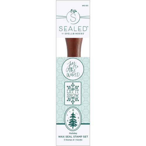 Spellbinders Wax Seal Stamp Set sinettisetti – HOLIDAY (3kpl) - Bild 3