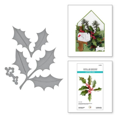 Spellbinders stanssi – AMERICAN HOLLY2