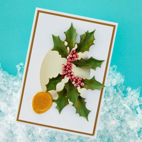 Spellbinders stanssi – AMERICAN HOLLY4