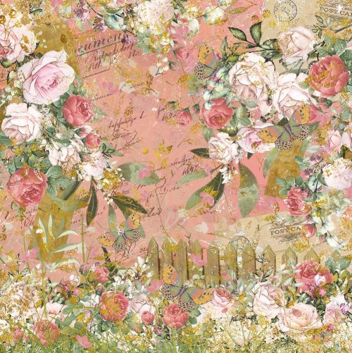 Crafter’s Companion – Vintage Rose Collection paperilehtiö 15 x 15 cm - Image 14