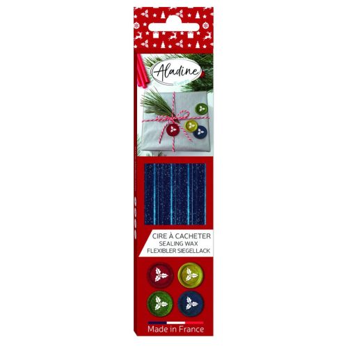 Aladine Sealing Wax sinettivaha – GLITTER BLUE