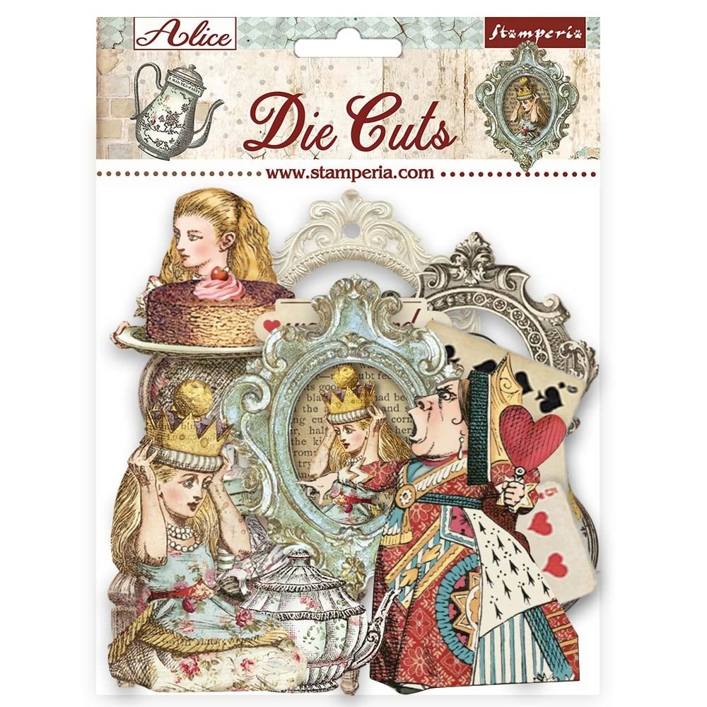 Stamperia - Alice Die Cuts (67 kpl)