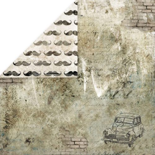 Craft & You Design – Vintage Man paperilajitelma 15 x 15 cm - Image 5