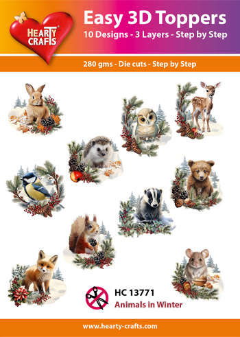 Easy 3D Toppers Hearty Crafts