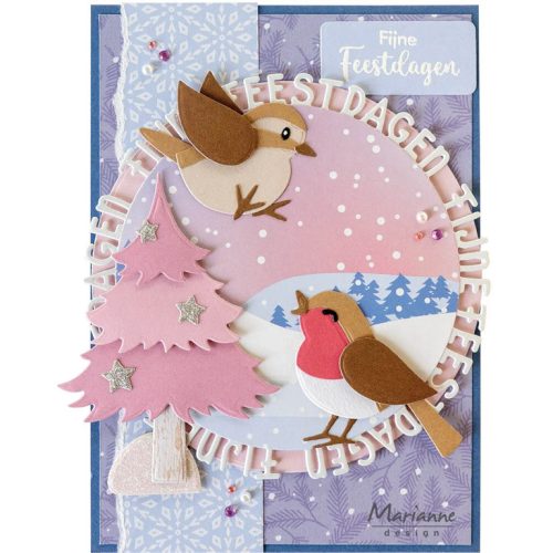 Marianne Design Kuviopaperi – Eline's Winter Dreams Backgrounds (A4) - Image 3
