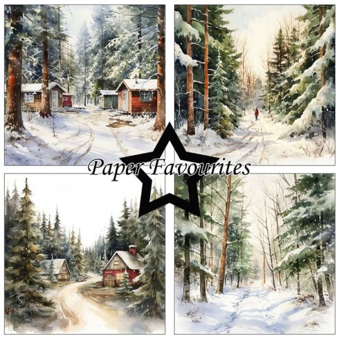 Paper Favourites – Winter Forest paperilajitelma2