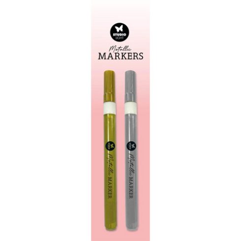 Studio Light Metallic Markers – metallitussit (2 kpl)