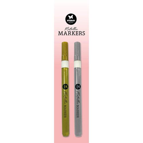 Studio Light Metallic Markers – metallitussit (2 kpl)