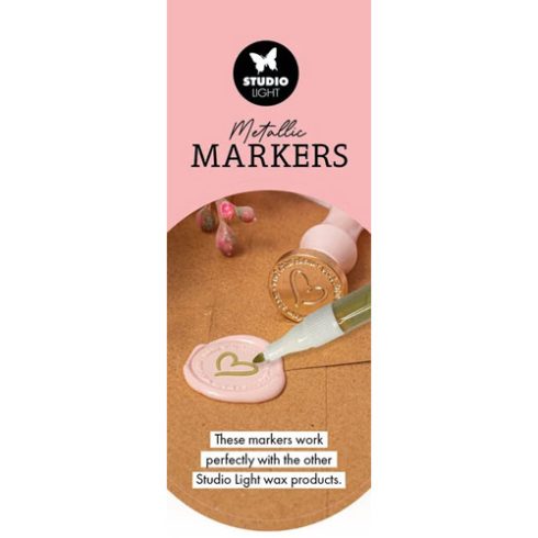 Studio Light Metallic Markers – metallitussit 2 kpl1