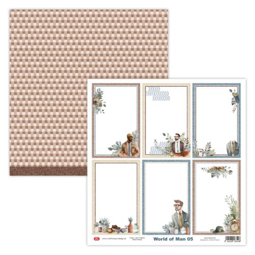 Craft & You Design – World of Man paperilajitelma 30 x 30 cm - Image 7
