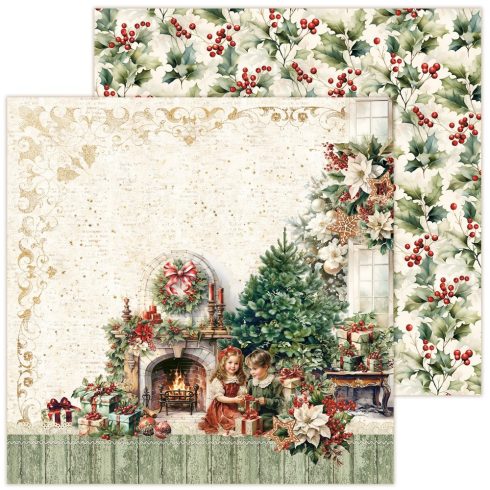 wonderful christmas main kit set of scrapbooking papers 30x30cm lemoncraft 2