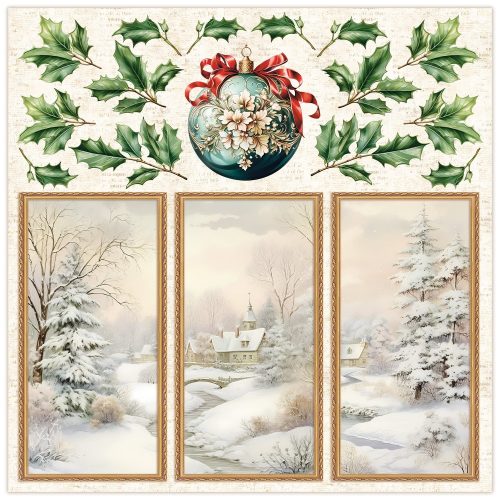 Lemon Craft – Wonderful Christmas paperilehtiö 30 x 30 cm - Image 9