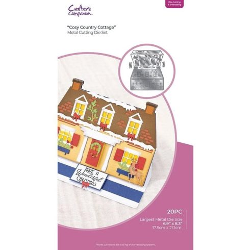 Crafter's Companion stanssi – COZY COUNTRY COTTAGE 3-in-1