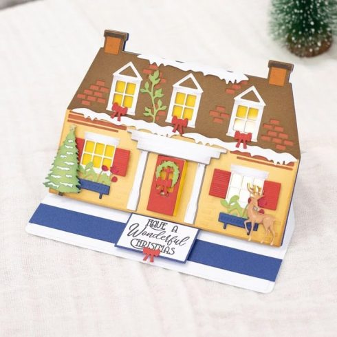 Crafters Companion stanssi – COZY COUNTRY COTTAGE 3 in 1 2