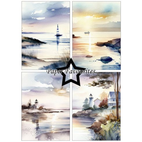 Paper Favourites – Coastal paperilajitelma A5 2
