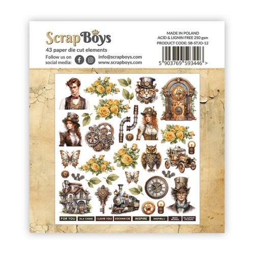 ScrapBoys – Steampunk Journey leikekuvat (40 kpl) - Image 2