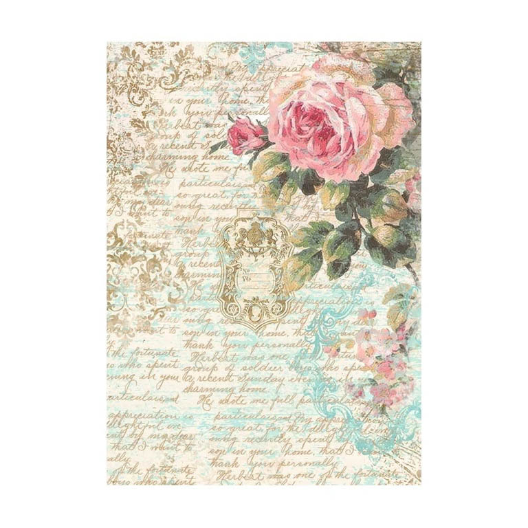 Stamperia riisipaperi – Precious Backgrounds Rice Paper 8kpl (A6) - Image 2