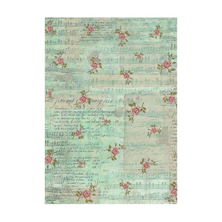 Stamperia riisipaperi – Precious Backgrounds Rice Paper 8kpl (A6) - Image 6