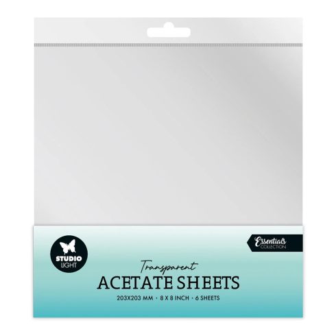 Studio Light kalvo – Transparent Acetate Sheets (6kpl)