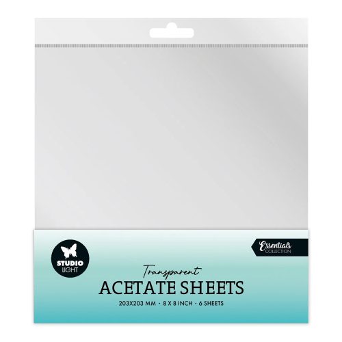 Studio Light kalvo – Transparent Acetate Sheets (6kpl)