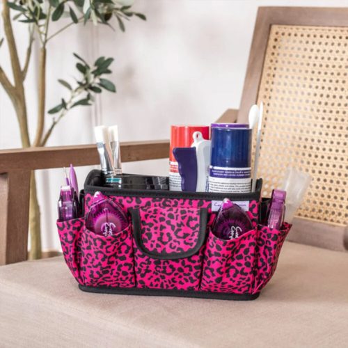 Crafter’s Companion – Rasberry Cheetah Tote Desktop laukku