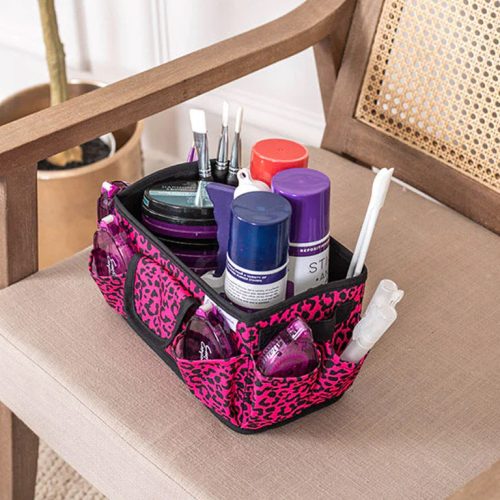 Crafter’s Companion – Rasberry Cheetah Tote Desktop laukku - Image 2