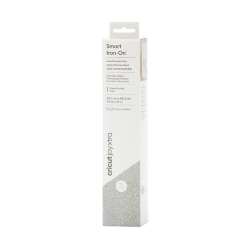 Cricut Joy Xtra Smart Iron-On 9,5″ Prismatic Glitter Silver silityskalvo
