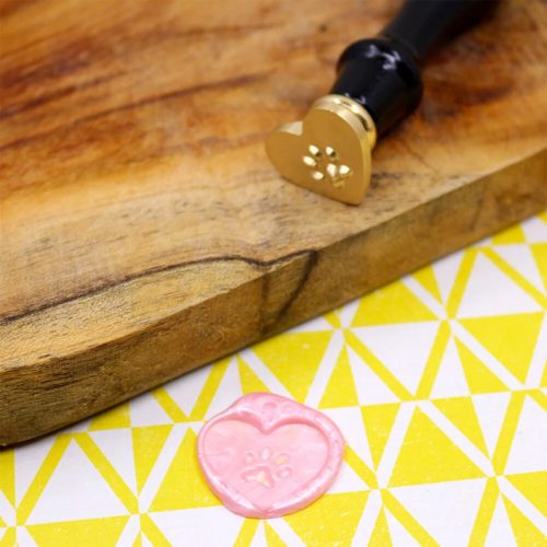 Carlijn Design Wax Seal Stamper sinettileimasin – 3D PAW HEART - Bild 2